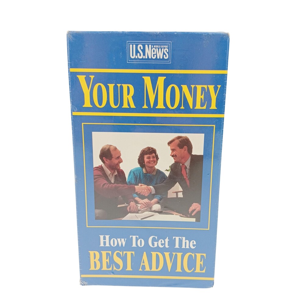 Your Money How To Get The Best Advice VHS Tape U.S. News Educational New Sealed